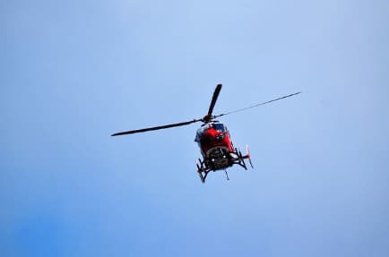 eliambulanza in volo